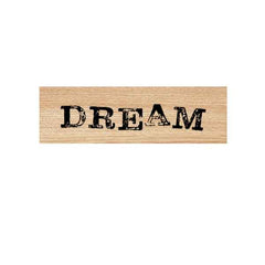 Dream Wood Mounted Rubber Stamp