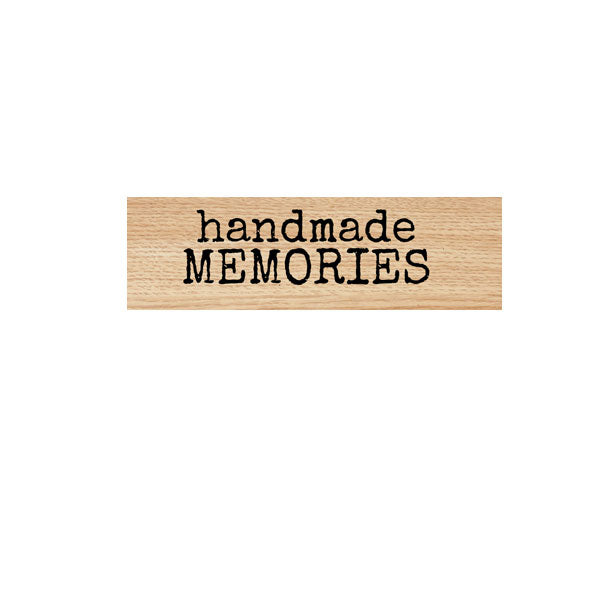 Handmade Memories Wood Mounted Rubber Stamp