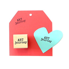 Art Journey Wood Mounted Rubber Stamp