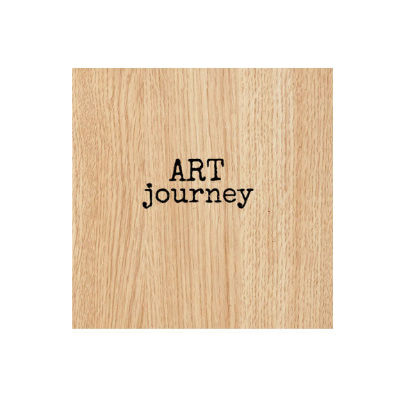 Art Journey Wood Mounted Rubber Stamp