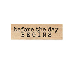 Wood Mount Rubber Stamp