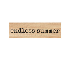 Endless Summer Wood Mount Rubber Stamp SAVE 25%