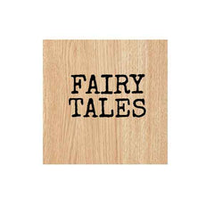 Wood Mounted Fairy Tales Rubber Stamp