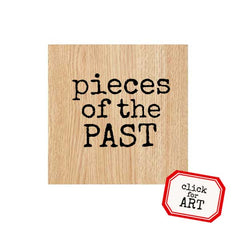 Wood Mount Word Rubber Stamps