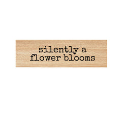 Flower rubber stamps