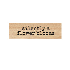 Flower rubber stamps