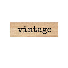 wood mounted word rubber stamps
