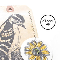 woodpecker rubber stamp