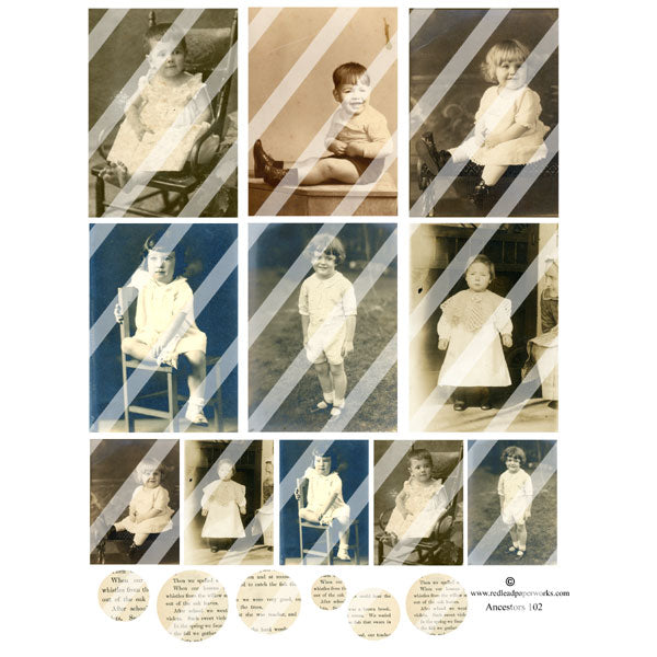 Ancestors 102 Collage Sheet