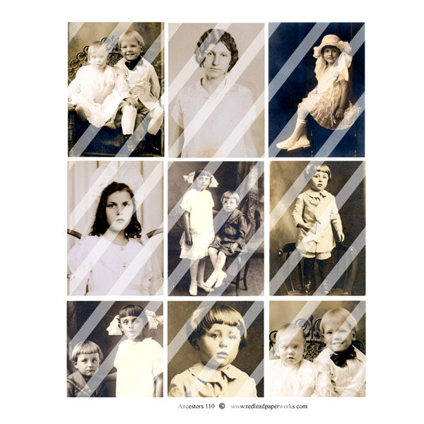 Ancestors 110 Collage Sheet