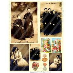 Ancestors 126 Collage Sheet