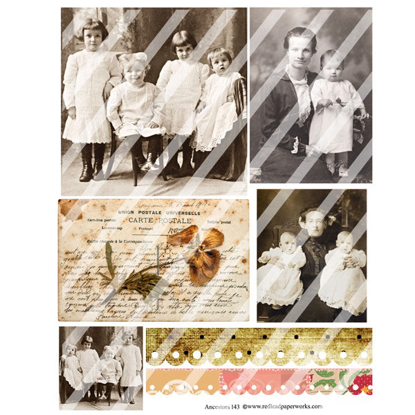 Ancestors 143 Collage Sheet
