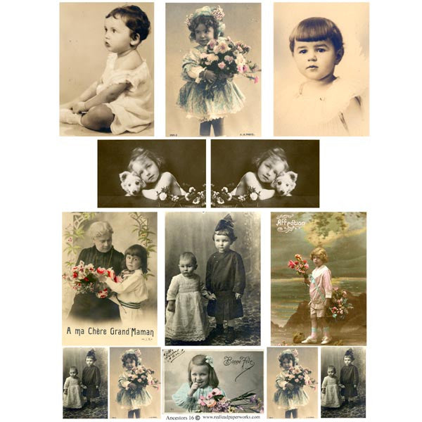 Collage Sheet -  Ancestors 16