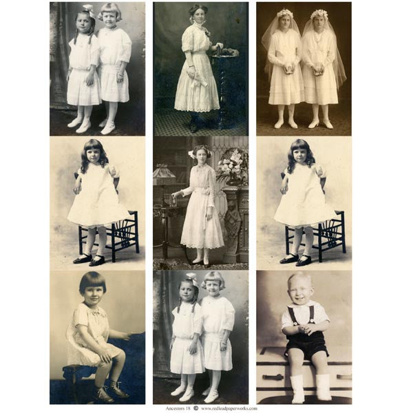 Collage Sheet - Ancestors 18