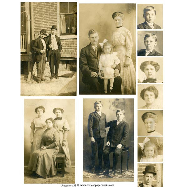 Collage Sheet - Ancestors 33