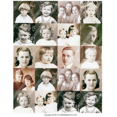 Ancestors 44 Collage Sheet