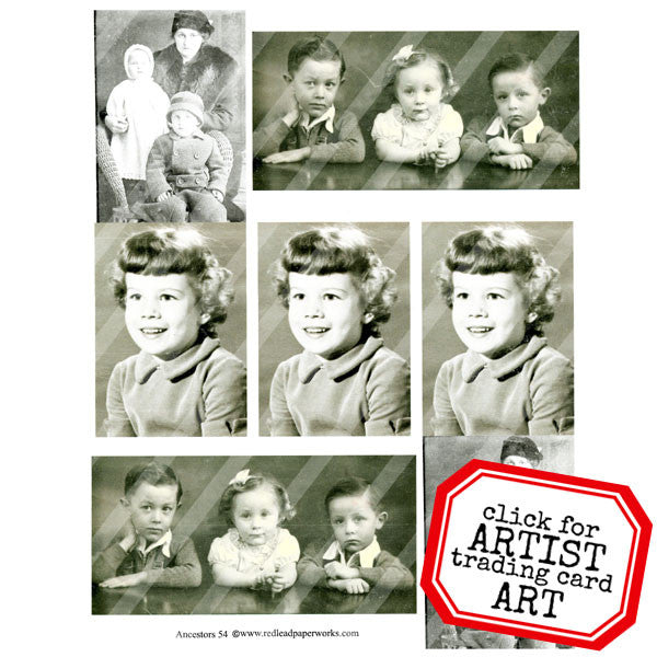 Ancestors 54 Collage Sheet