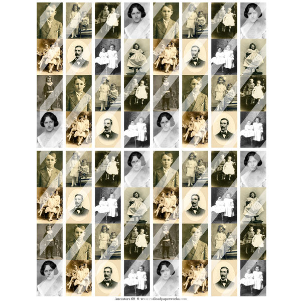 Ancestors 69 Collage Sheet