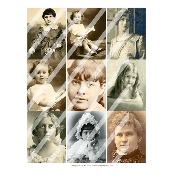 Ancestors 70 Collage Sheet