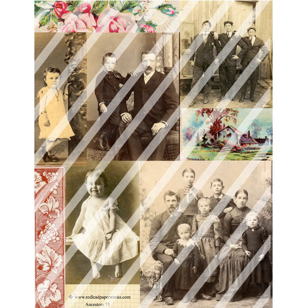 Ancestors 73 Collage Sheet