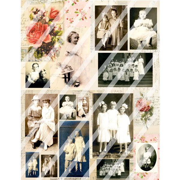 Ancestors 78 Collage Sheet