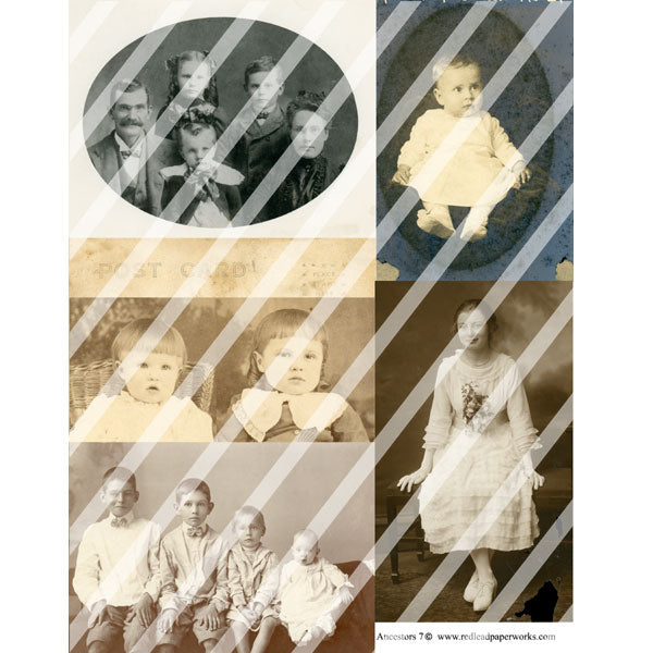Ancestors 7 Collage Sheet