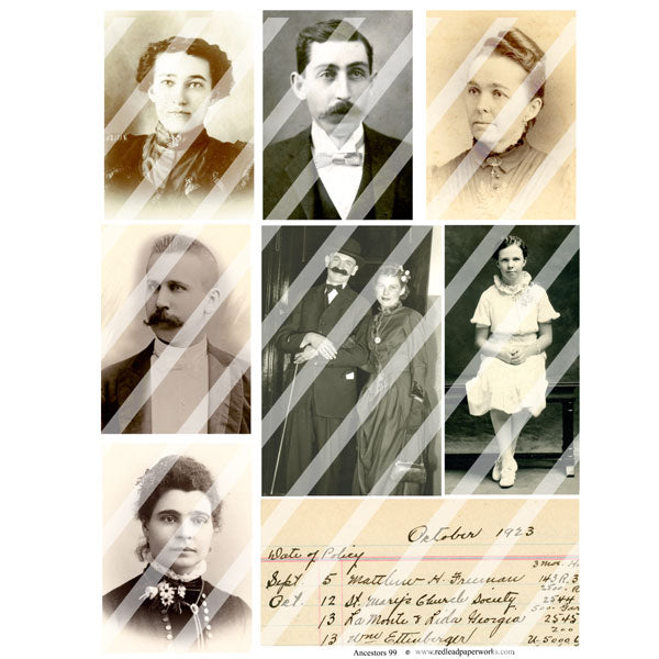 Ancestors 99 Collage Sheet
