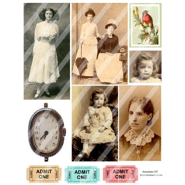 Ancestors Collage Sheet 132