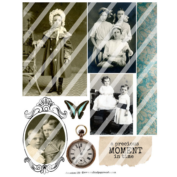Ancestors 139 Collage Sheet