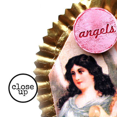 Christmas Collage Sheet 94 - Angel Tags