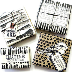 My Artful Year Calendar Rubber Stamp