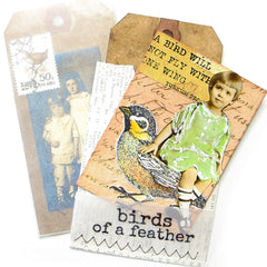 A Bird Will Not Fly Wood Mount Rubber Stamp