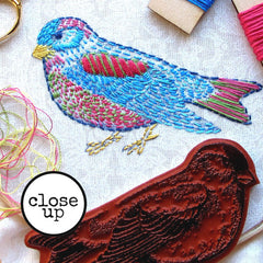 Fly Home Little Bird Rubber Stamp