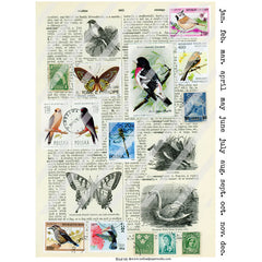Bird 66 Collage Sheet