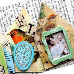 Collage Sheet Vintage Elements  100