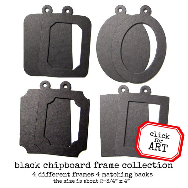 Black Chipboard Frame Collection