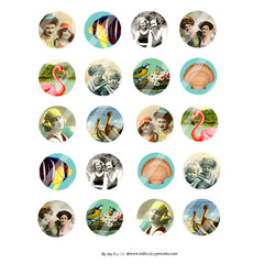 By the Sea 13 Collage Sheet