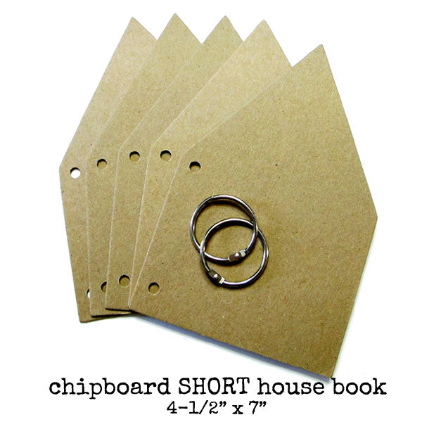 chipboard house shapes 