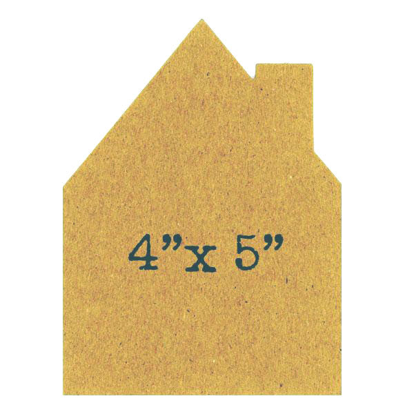 4 Chipboard Cottage Houses