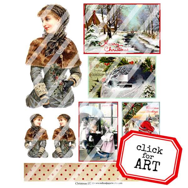 Christmas Collage Sheet 132