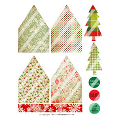 Christmas Houses Collage Sheet 214