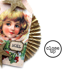 Christmas Collage Sheet 95 Angel Tags