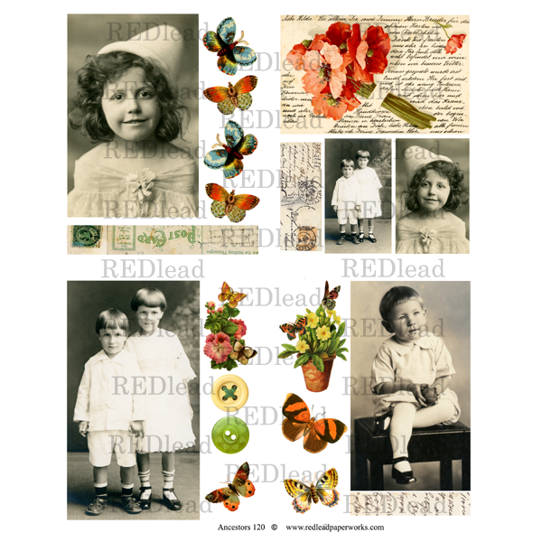 Collage Sheet Ancestors 120