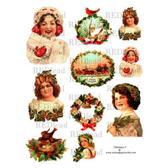 Christmas Collage Sheet 4