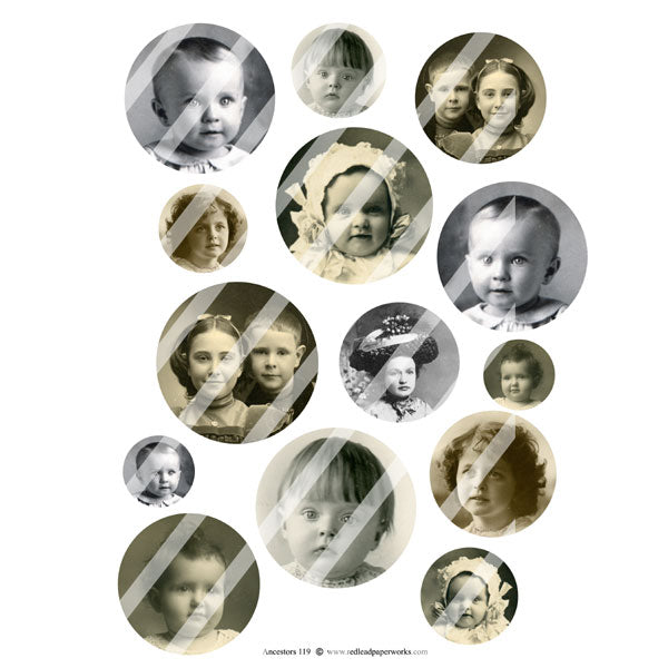 Ancestors 119 Collage Sheet