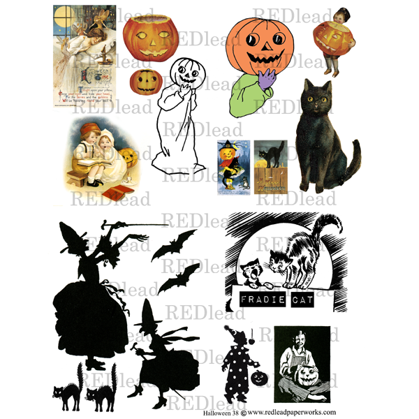 Halloween Collage Sheet 38