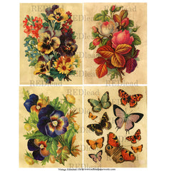 Vintage Elements 154 Collage Sheet