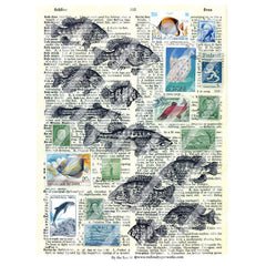 By the Sea 14 Collage Sheet