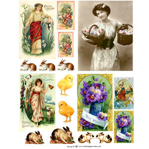 Spring 28 Collage Sheet