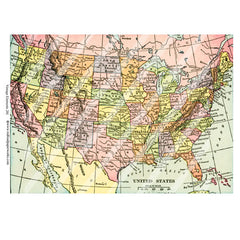 Vintage Elements 201 Collage Sheet USA Map